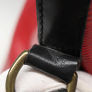LOUIS VUITTON Epi Petit Noe Shoulder Bag Bicolor Black Red M44017 LV Auth 142148-12