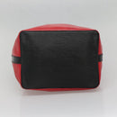 LOUIS VUITTON Epi Petit Noe Shoulder Bag Bicolor Black Red M44017 LV Auth 142148-5