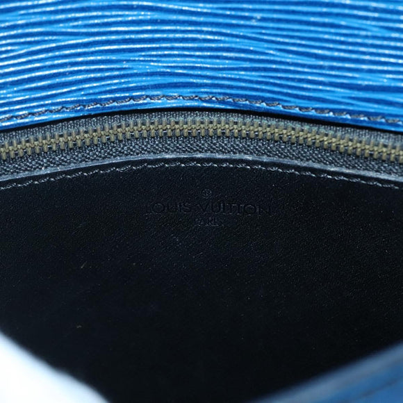 LOUIS VUITTON Epi Saint Cloud GM Shoulder Bag Toledo Blue M52195 LV Auth 142149