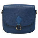 LOUIS VUITTON Epi Saint Cloud GM Shoulder Bag Toledo Blue M52195 LV Auth 142149-13