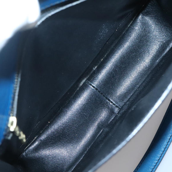 LOUIS VUITTON Epi Saint Cloud GM Shoulder Bag Toledo Blue M52195 LV Auth 142149