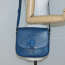 LOUIS VUITTON Epi Saint Cloud GM Shoulder Bag Toledo Blue M52195 LV Auth 142149-25