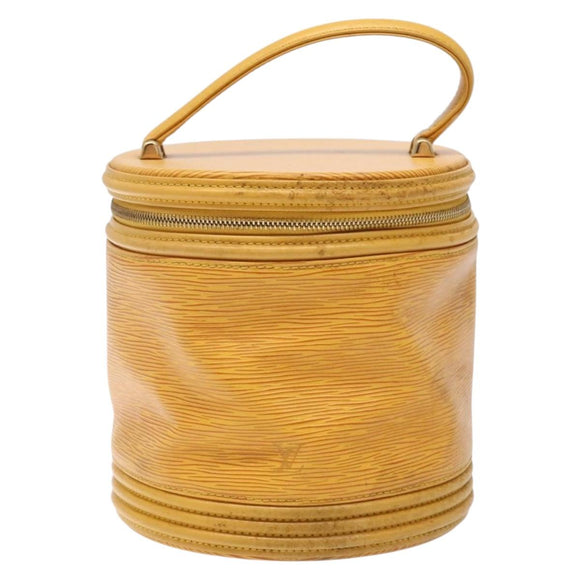 LOUIS VUITTON Epi Cannes Hand Bag Yellow M48039 LV Auth 142150