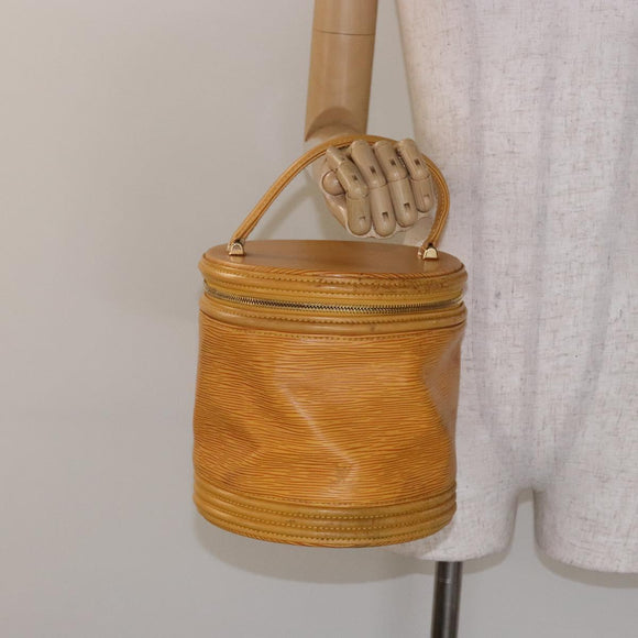 LOUIS VUITTON Epi Cannes Hand Bag Yellow M48039 LV Auth 142150