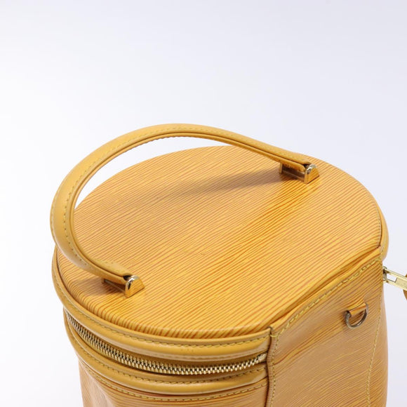 LOUIS VUITTON Epi Cannes Hand Bag Yellow M48039 LV Auth 142150