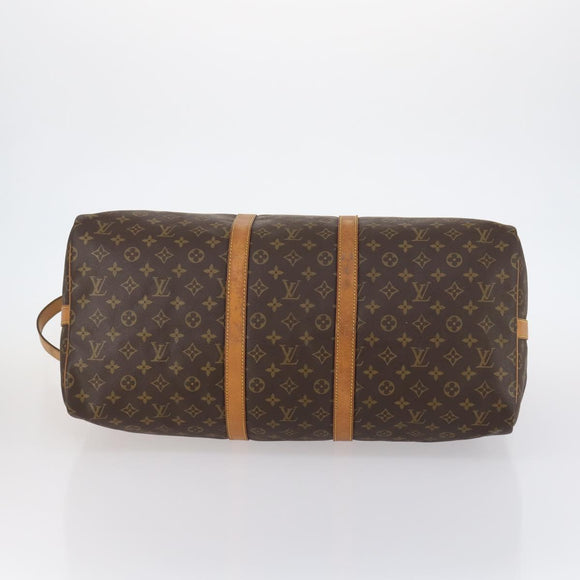 LOUIS VUITTON Monogram Keepall Bandouliere55 Boston Bag M41414 LV Auth 142156