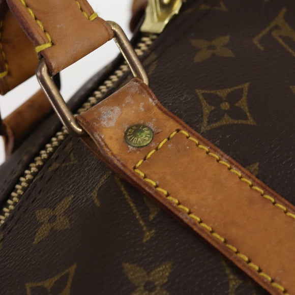 LOUIS VUITTON Monogram Keepall Bandouliere55 Boston Bag M41414 LV Auth 142156
