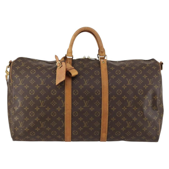 LOUIS VUITTON Monogram Keepall Bandouliere55 Boston Bag M41414 LV Auth 142156