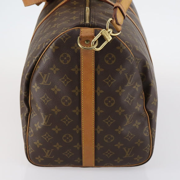 LOUIS VUITTON Monogram Keepall Bandouliere55 Boston Bag M41414 LV Auth 142156