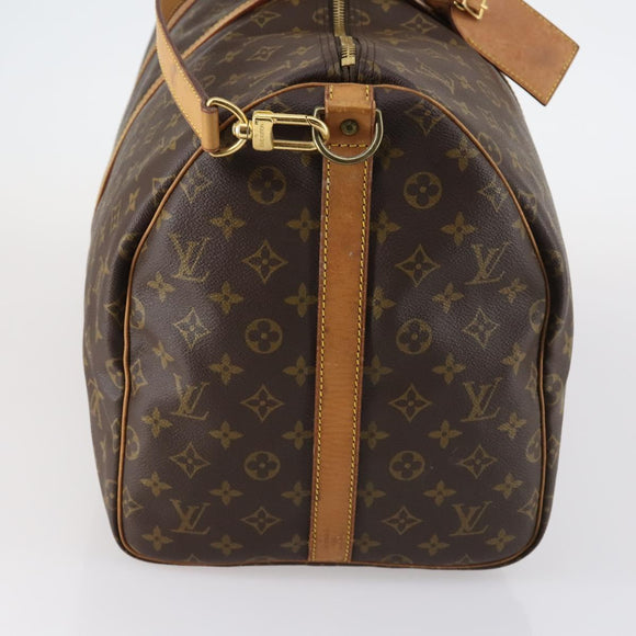 LOUIS VUITTON Monogram Keepall Bandouliere55 Boston Bag M41414 LV Auth 142156