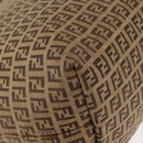 FENDI Zucchino Canvas Tote Bag Brown Auth 142159-14