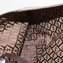 FENDI Zucchino Canvas Tote Bag Brown Auth 142159-18