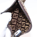 FENDI Zucchino Canvas Tote Bag Brown Auth 142159-22