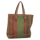 BOTTEGA VENETA INTRECCIATO Tote Bag Leather Brown Auth 142163-1
