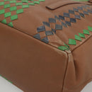 BOTTEGA VENETA INTRECCIATO Tote Bag Leather Brown Auth 142163-9