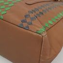 BOTTEGA VENETA INTRECCIATO Tote Bag Leather Brown Auth 142163-15