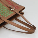 BOTTEGA VENETA INTRECCIATO Tote Bag Leather Brown Auth 142163-7