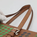 BOTTEGA VENETA INTRECCIATO Tote Bag Leather Brown Auth 142163-8