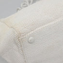 CHANEL Matelasse Chain Shoulder Bag Straw Ivory Gold CC Auth 142167-17