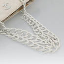 CHANEL Matelasse Chain Shoulder Bag Straw Ivory Gold CC Auth 142167-7