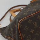 LOUIS VUITTON Monogram Palermo PM Tote Bag M40145 LV Auth 142168-19