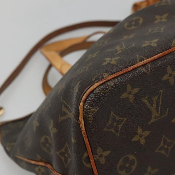 LOUIS VUITTON Monogram Palermo PM Tote Bag M40145 LV Auth 142168