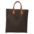 LOUIS VUITTON Monogram Sac Plat Hand Bag M51140 LV Auth 142171-1
