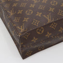 LOUIS VUITTON Monogram Sac Plat Hand Bag M51140 LV Auth 142171-14