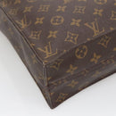 LOUIS VUITTON Monogram Sac Plat Hand Bag M51140 LV Auth 142171-16