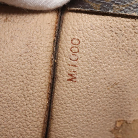 LOUIS VUITTON Monogram Sac Plat Hand Bag M51140 LV Auth 142171