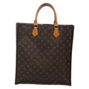 LOUIS VUITTON Monogram Sac Plat Hand Bag M51140 LV Auth 142171-13