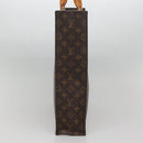 LOUIS VUITTON Monogram Sac Plat Hand Bag M51140 LV Auth 142171-3