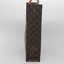 LOUIS VUITTON Monogram Sac Plat Hand Bag M51140 LV Auth 142171-4