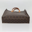 LOUIS VUITTON Monogram Sac Plat Hand Bag M51140 LV Auth 142171-5