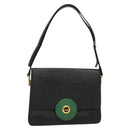 LOUIS VUITTON Epi Free Run Shoulder Bag Green Black M52414 LV Auth 142173-1