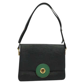 LOUIS VUITTON Epi Free Run Shoulder Bag Green Black M52414 LV Auth 142173