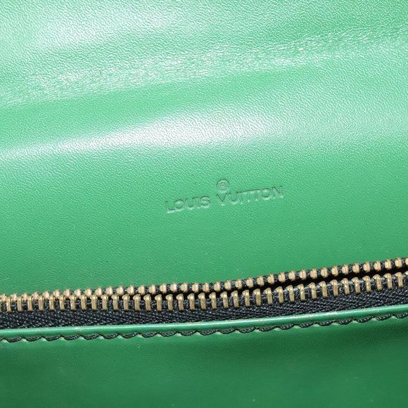 LOUIS VUITTON Epi Free Run Shoulder Bag Green Black M52414 LV Auth 142173