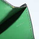 LOUIS VUITTON Epi Free Run Shoulder Bag Green Black M52414 LV Auth 142173-12