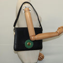 LOUIS VUITTON Epi Free Run Shoulder Bag Green Black M52414 LV Auth 142173-24