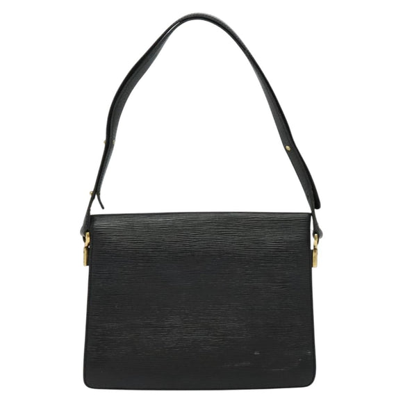 LOUIS VUITTON Epi Free Run Shoulder Bag Green Black M52414 LV Auth 142173