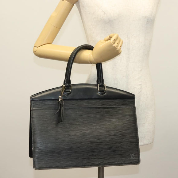 LOUIS VUITTON Epi Riviera Hand Bag Noir Black M48182 LV Auth 142174