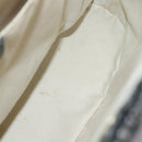 Salvatore Ferragamo Gancini Hand Bag Rattan Black Gold Auth 142182V-19