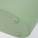 Salvatore Ferragamo Gancini Hand Bag Rubber Green Auth 142183-14