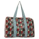 FENDI Zucca Canvas Tote Bag Coated Canvas Multicolor Auth 142184V-1