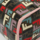 FENDI Zucca Canvas Tote Bag Coated Canvas Multicolor Auth 142184V-14
