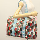 FENDI Zucca Canvas Tote Bag Coated Canvas Multicolor Auth 142184V-20