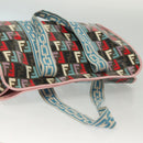 FENDI Zucca Canvas Tote Bag Coated Canvas Multicolor Auth 142184V-6