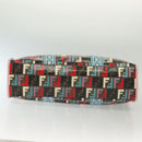 FENDI Zucca Canvas Tote Bag Coated Canvas Multicolor Auth 142184V-5