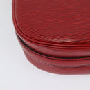 LOUIS VUITTON Epi Jeune Fille MM Shoulder Bag Red M52157 LV Auth 142186-17