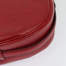 LOUIS VUITTON Epi Jeune Fille MM Shoulder Bag Red M52157 LV Auth 142186-18